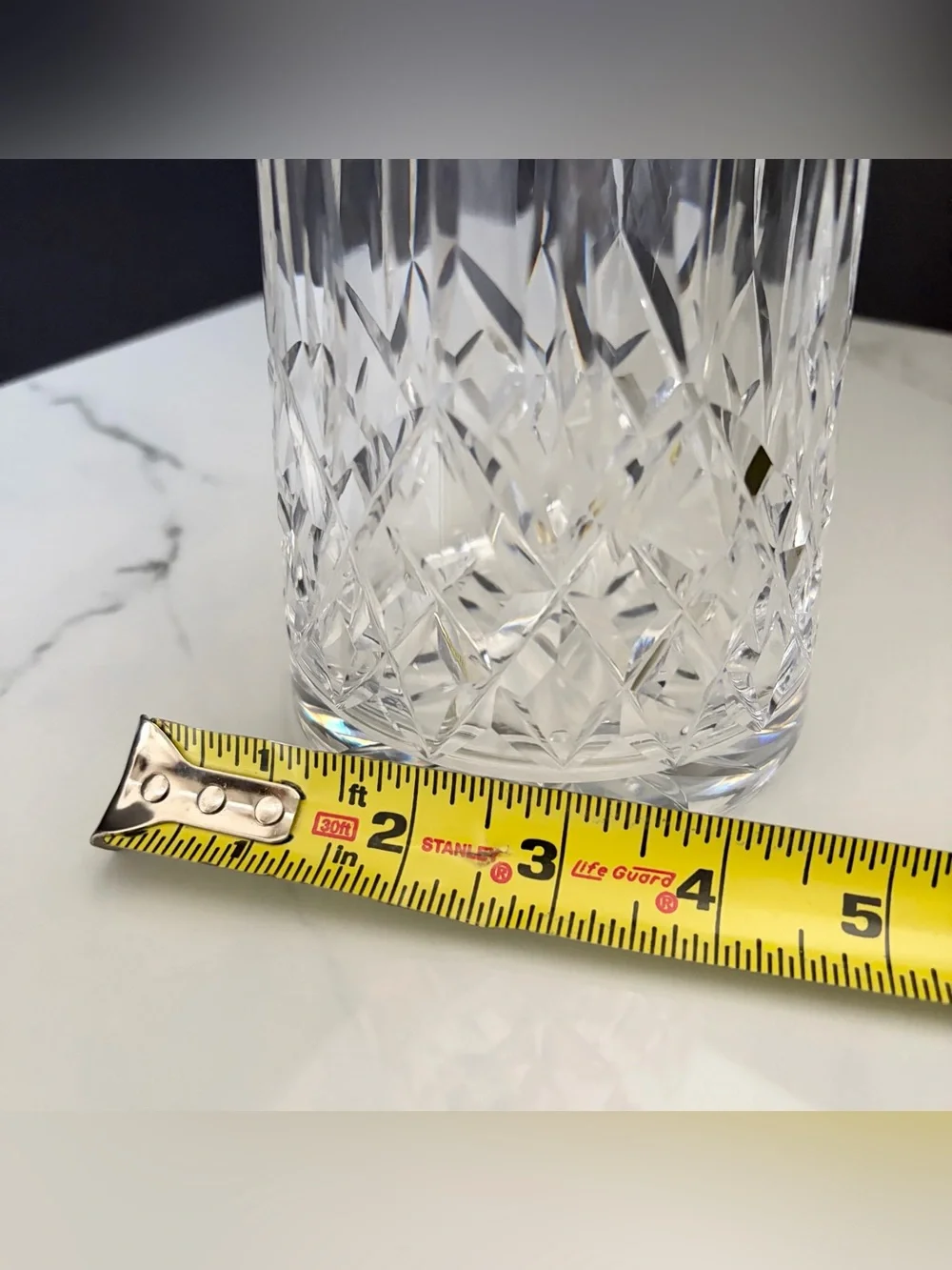 Tall Lismore Decanter with Stopper by Waterford Crystal